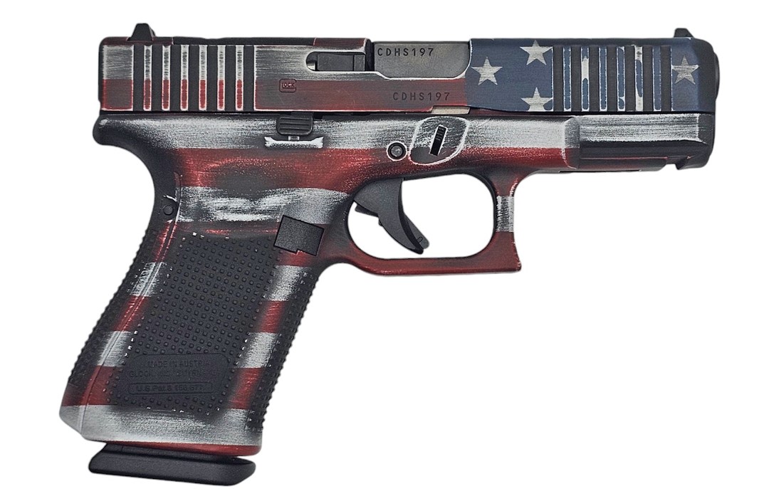 GLOCK 19 GEN5 DISTRESSED FLAG 15RD 195S203HPDSFLAG - Win Repeating Arms Promotion